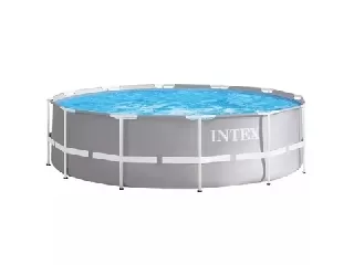 Intex: MetalPrism merev falú prémium medence szett - 366 x 99 cm