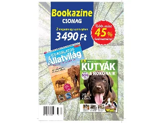IQ PRESS KIADÓ[SZERK.]: BOOKAZINE CSOMAG - FÜLES BOOKAZINE 24/1: CSODÁLATOS ÁLLATVILÁG + TOP BOOKAZINE 2