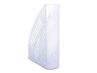 Iratpapucs, műanyag, 70 mm, DONAU, áttetsző kék