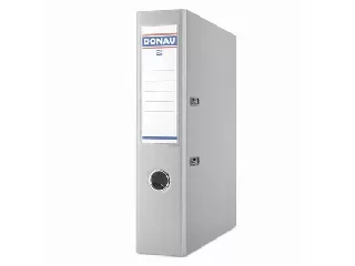 Iratrendező, 75 mm, A4, PP, élvédő sínnel, DONAU 