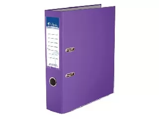 Iratrendező, 75 mm, A4, PP/karton, élvédő sínnel, VICTORIA OFFICE, 