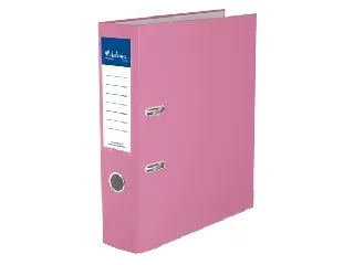 Iratrendező, 75 mm, A4, PP/karton, élvédő sínnel, VICTORIA OFFICE, 