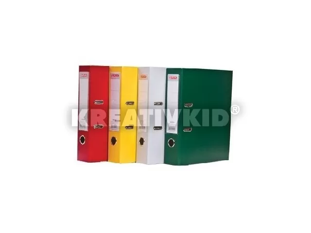 Iratrendező A4 7,5 cm élvédős piros