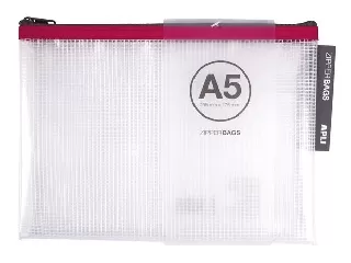 Iratrendező tasak, cipzáras, A5, APLI, vegyes színek