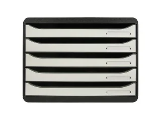 Irattároló, műanyag, 5 fiókos, EXACOMPTA 