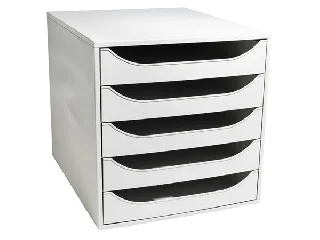 Irattároló, műanyag, 5 fiókos, EXACOMPTA 