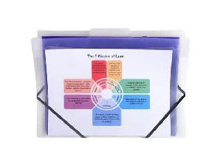 Irattároló, PP, 6 rekeszes, fali, EXACOMPTA