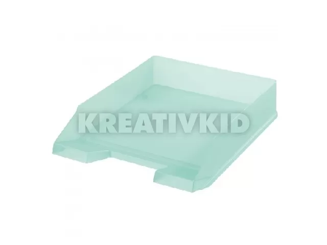 Irattartó tálca Classic A4 átlátszó menta