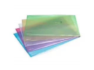 Irattartó tasak, A3, PP, patentos, RAPESCO, vegyes színek