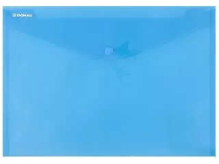 Irattartó tasak, A4, PP, patentos, DONAU, kék