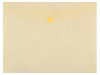 Irattartó tasak, A5, PP, patentos, DONAU, sárga