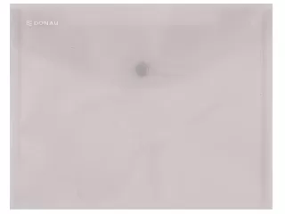 Irattartó tasak, A5, PP, patentos, DONAU, szürke