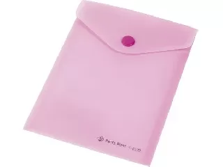 Irattartó tasak, A6, PP, patentos, 160 mikron, PANTA PLAST, pasztell rózsaszín