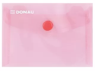 Irattartó tasak, A7, PP, patentos, DONAU, piros