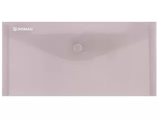 Irattartó tasak, DL, PP, patentos, DONAU, szürke