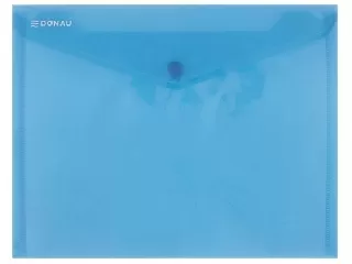 Irattartó tasak,A5, PP, patentos, DONAU, kék