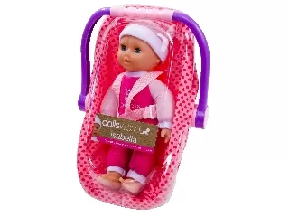 Isabella alvó baba babahordozóval - 30 cm