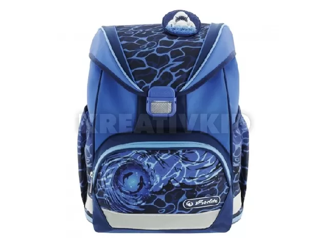 Herlitz iskolatáska UltraLight üres Blue Shark