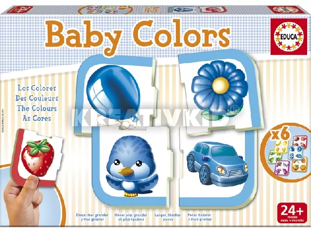 Ismerkedjünk a színekkel! - Baba Puzzle