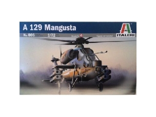 Italeri: A-129 Mangusta helikopter makett, 1:72
