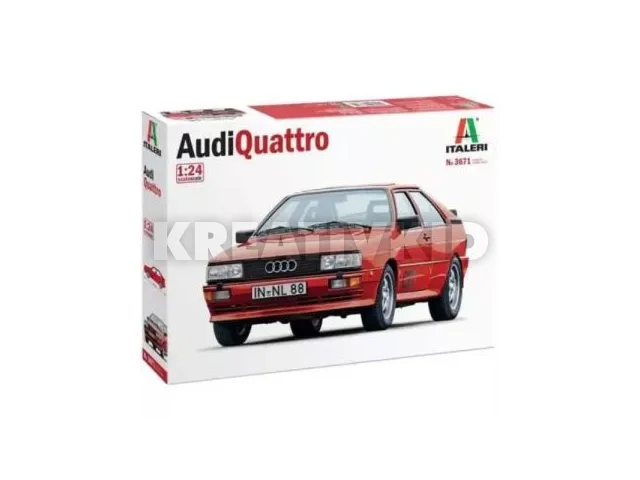 Italeri: Audi Quattro makett, 1:24