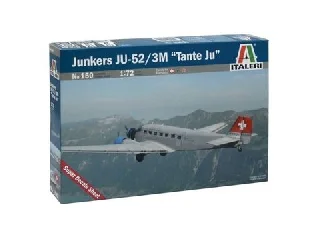 Italeri: Junkers JU-52 3/m TAN repülőgép makett, 1:72