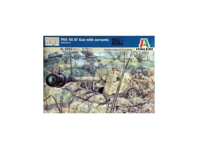 Italeri: PAK40 AT páncéltörő löveg katonákkal, 1:72