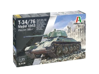 Italeri: T-34/76 Mod. 1943 prémium harckocsi makett, 1:35