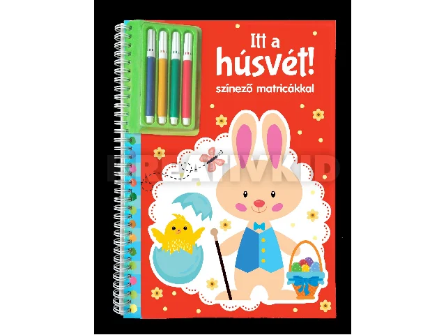 ITT A HÚSVÉT! - SZÍNEZŐ MATRICÁKKAL (+ 4DB FILCTOLL)
