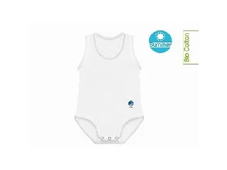 J Bimbi kombidressz 0-36 hó biopamut Summer fehér 10676