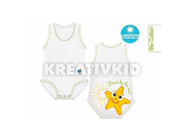J Bimbi kombidressz 0-36 hó biopamut Summer Sealife Starfish 10866