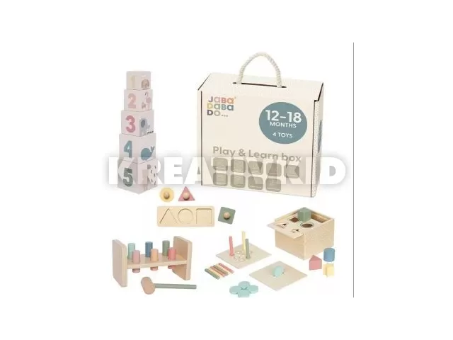 Jabadabado: Montessori fejlesztő játékcsomag, 12-18 hó
