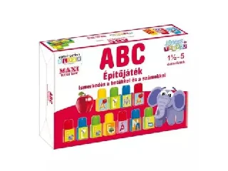 Játssz és tanulj!: ABC betűk és számok – Fejlesztő építőjáték