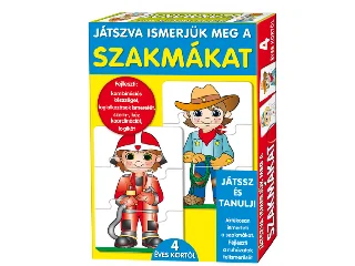 Játszva ismerjük meg oktató puzzle szakmákat