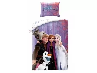 Jégvarázs: Vidámság kétrészes pamut ágynemű garnitúra - 140 x 200 cm