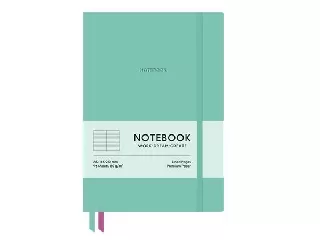 Jegyzetfüzet, A5, vonalas, 96 lap, keményfedeles, műbőr borító, SHKOLYARYK 