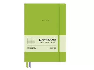 Jegyzetfüzet, A5, vonalas, 96 lap, keményfedeles, műbőr borító, SHKOLYARYK 