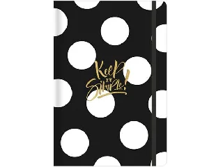 Jegyzetfüzet, A5, vonalas, sima, pontrácsos, 96 lap, keményfedeles, SHKOLYARYK 