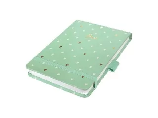 Jegyzetfüzet, exkluzív, 110x79 mm, pontrácsos, 79 lap, keményfedeles, SIGEL 