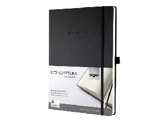 Jegyzetfüzet, exkluzív, A4, kockás, 97 lap, keményfedeles, SIGEL 
