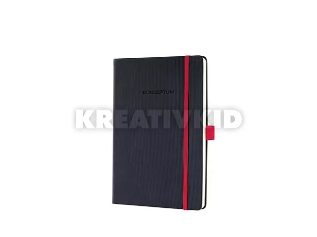 Jegyzetfüzet, exkluzív, A5, kockás, 97 lap, keményfedeles, SIGEL