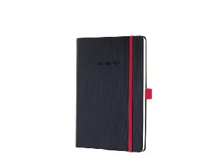 Jegyzetfüzet, exkluzív, A5, kockás, 97 lap, keményfedeles, SIGEL 