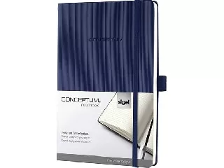 Jegyzetfüzet, exkluzív, A5, vonalas, 97 lap, keményfedeles, SIGEL 