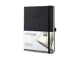 Jegyzetfüzet, exkluzív, A6, vonalas, 97 lap, keményfedeles, SIGEL 