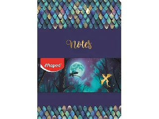 Jegyzetfüzet, tűzött, A5, vonalas, MAPED „Dragon sárkány”