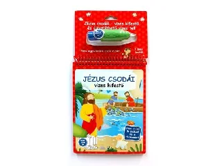 JÉZUS CSODÁI - VIZES KIFESTŐ (+ VÍZZEL TÖLTHETŐ TOLL)