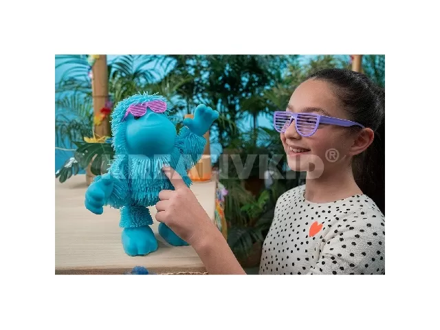 JIggly Pets Riszáló Állatok, Tantan az orangután, kék