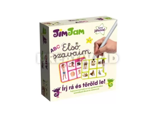 JimJam: Írj rá és töröld le! - Első szavaim