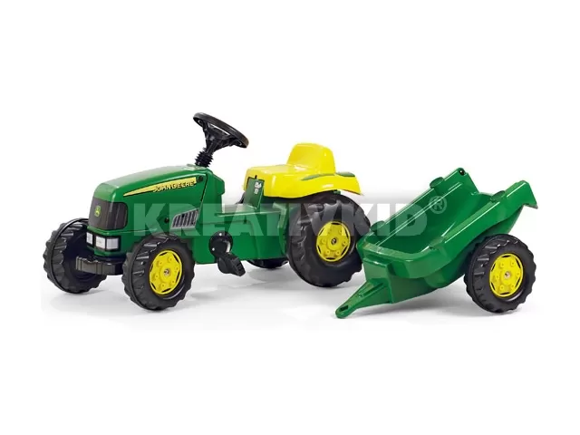 John Deere traktor + utánfutó