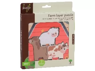 Jouéco® - Háziállatok réteges puzzle